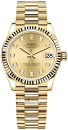 Rolex Datejust 31 Żółte złoto/18 karatowe żółte złoto Ø31 mm 278278-0009