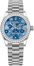 Rolex Datejust 31 Niebieski/18 karatowe białe złoto Ø31 mm 278289RBR-0025