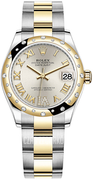 Rolex Datejust 31 Srebrny/18 karatowe żółte złoto Ø31 mm 278343RBR-0003
