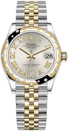 Rolex Datejust 31 Srebrny/18 karatowe żółte złoto Ø31 mm 278343RBR-0004