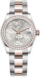 Rolex Datejust 31 Srebrny/18 karatowe różowe złoto Ø31 mm 278381RBR-0031