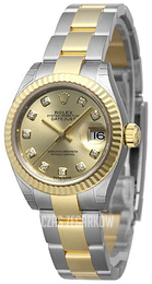 Rolex Lady-Datejust 28 Żółte złoto/18 karatowe żółte złoto Ø28 mm 279173-0012