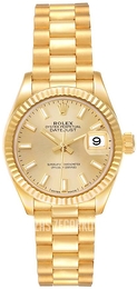 Rolex Lady-Datejust 28 Żółte złoto/18 karatowe żółte złoto Ø28 mm 279178-0001