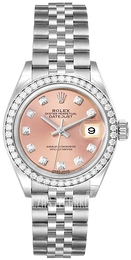 Rolex Lady-Datejust 28 Różowy/Stal Ø28 mm 279384RBR-0003