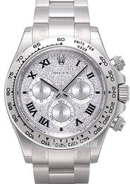 Rolex Daytona Srebrny/18 karatowe białe złoto Ø40 mm 116509/4