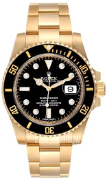 Rolex Submariner Czarny/18 karatowe żółte złoto Ø40 mm 116618LN DIA