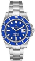 Rolex Submariner Niebieski/18 karatowe białe złoto Ø40 mm 116619LB DIA