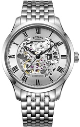 Rotary Greenwich Srebrny/Stal Ø42 mm GB02940/06