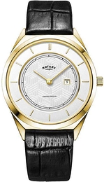 Rotary Champagne Srebrny/Skóra Ø36 mm GS08007/02