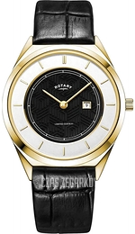 Rotary Champagne Czarny/Skóra Ø36 mm GS08007/04