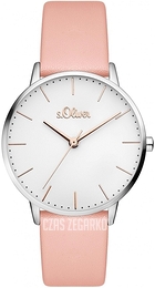 S.Oliver Other Biały/Skóra Ø34 mm SO-3443-LQ