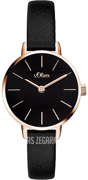 S.Oliver Other Czarny/Skóra Ø28 mm SO-3542-LQ