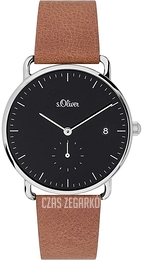 S.Oliver Other Czarny/Skóra Ø36 mm SO-3716-LQ