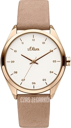 S.Oliver Other Biały/Skóra Ø36 mm SO-3732-LQ