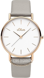 S.Oliver Other Biały/Skóra Ø36 mm SO-3738-LQ