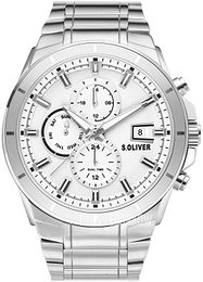 S.Oliver Other Czarny/Stal Ø47 mm SO-3758-MM