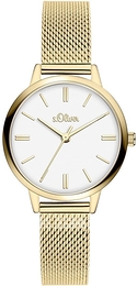 S.Oliver Other Biały/Stal w odcieniu złota Ø31 mm SO-3805-MQ