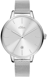 S.Oliver Other Srebrny/Stal Ø39 mm SO-3813-MQ