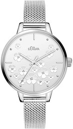 S.Oliver Other Szary/Stal Ø37 mm SO-3837-MQ