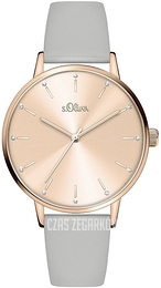 S.Oliver Other Zloty/Skóra Ø36 mm SO-4092-LQ