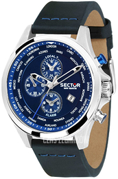Sector 180 Niebieski/Skóra Ø45 mm R3251180023