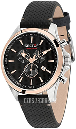 Sector 180 Czarny/Skóra Ø46 mm R3271690028