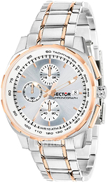 Sector Srebrny/Stal w kolorze różowego złota Ø44 mm R3273803004