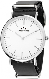 Sector Chronostar Biały/Skóra Ø40 mm R3751252012