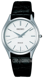 Seiko Biały/Skóra Ø33.5 mm SACM171