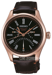 Seiko Presage Czarny/Skóra Ø40 mm SARD012J