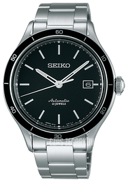 Seiko Czarny/Stal Ø42 mm SARG013J
