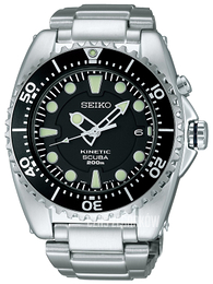 Seiko Czarny/Stal SBCZ011