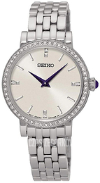 Seiko Dress Ladies Srebrny/Stal Ø30 mm SFQ811P1