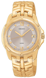 Seiko Srebrny/Stal w odcieniu złota Ø36 mm SGE654