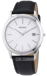 Seiko Biały/Skóra Ø37 mm SGEE07P1