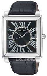 Seiko Czarny/Skóra Ø40 mm SGEE15