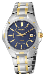Seiko Dress Niebieski/Stal w odcieniu złota Ø40 mm SGEE60