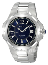 Seiko Coutura Niebieski/Stal Ø42 mm SGEE67