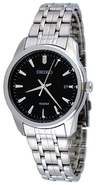Seiko Dress Czarny/Stal Ø39 mm SGEG05