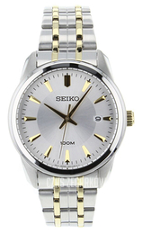Seiko Dress Srebrny/Stal w odcieniu złota Ø39 mm SGEG07