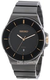 Seiko Dress Czarny/Stal Ø43 mm SGEG19