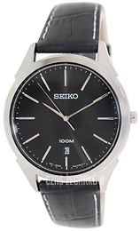 Seiko Dress Czarny/Skóra Ø40 mm SGEG69P2