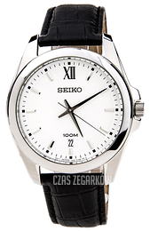 Seiko Dress Biały/Skóra Ø41 mm SGEG77