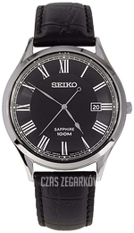Seiko Classic Czarny/Skóra Ø40 mm SGEG99P1