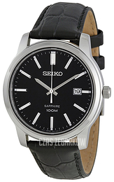 Seiko Dress Czarny/Skóra Ø41 mm SGEH19P1