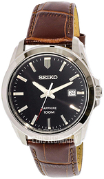 Seiko Classic Czarny/Skóra Ø41 mm SGEH49P2