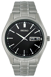 Seiko Czarny/Stal Ø38 mm SGF461