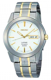 Seiko Dress Biały/Tytan Ø36.9 mm SGG733