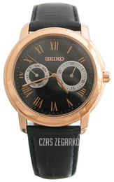 Seiko Dress Czarny/Skóra Ø38 mm SGN012P1