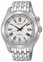 Seiko Kinetic Srebrny/Stal Ø46.64 mm SKA467P1